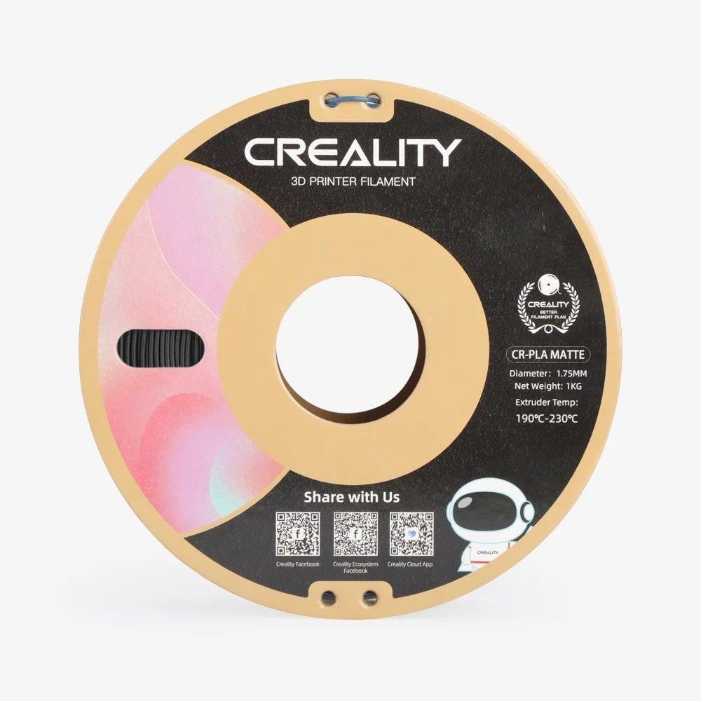 Creality CR-PLA Filament Mat Siyah