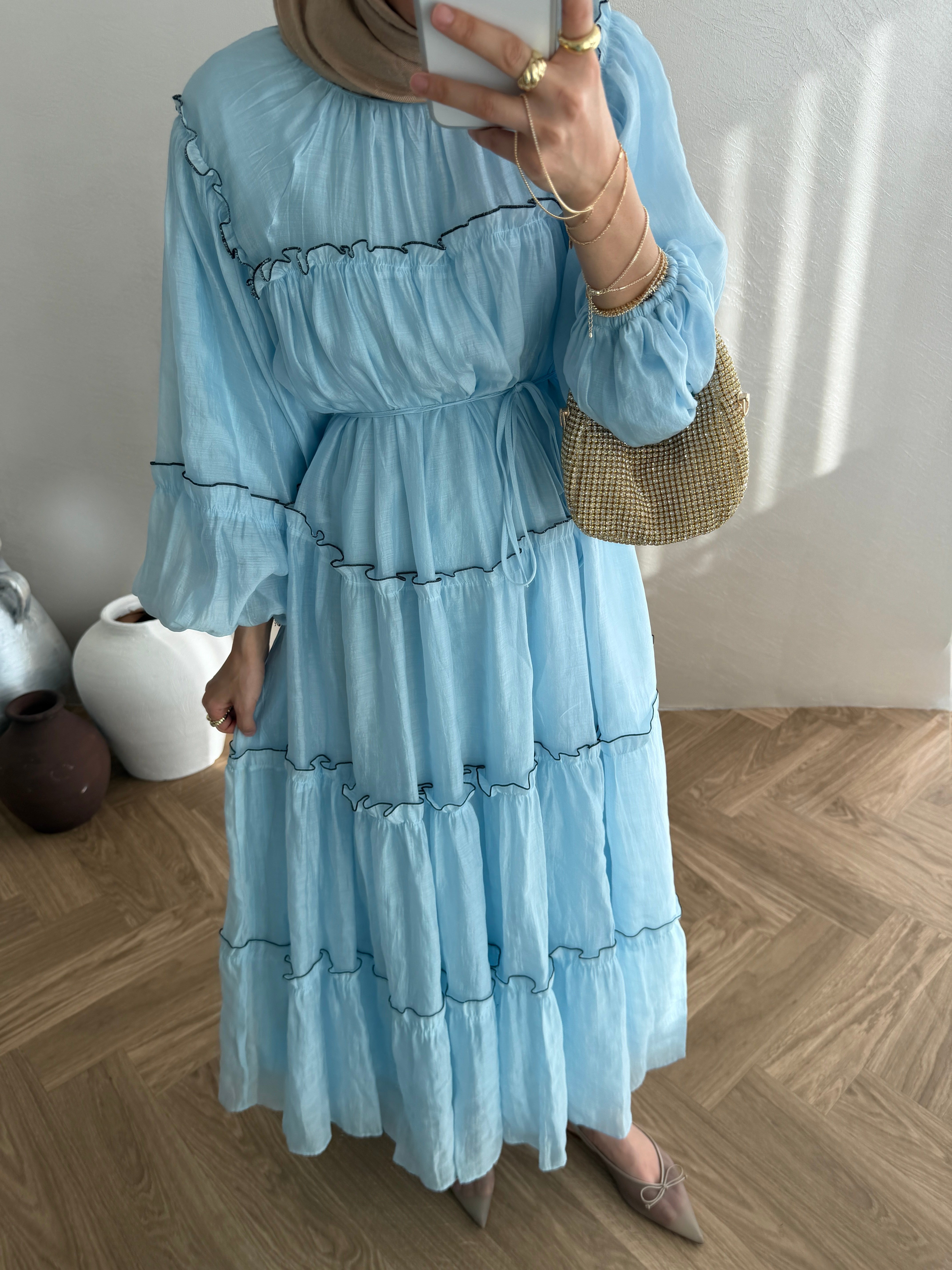 Alia Vual Elbise - Mavi