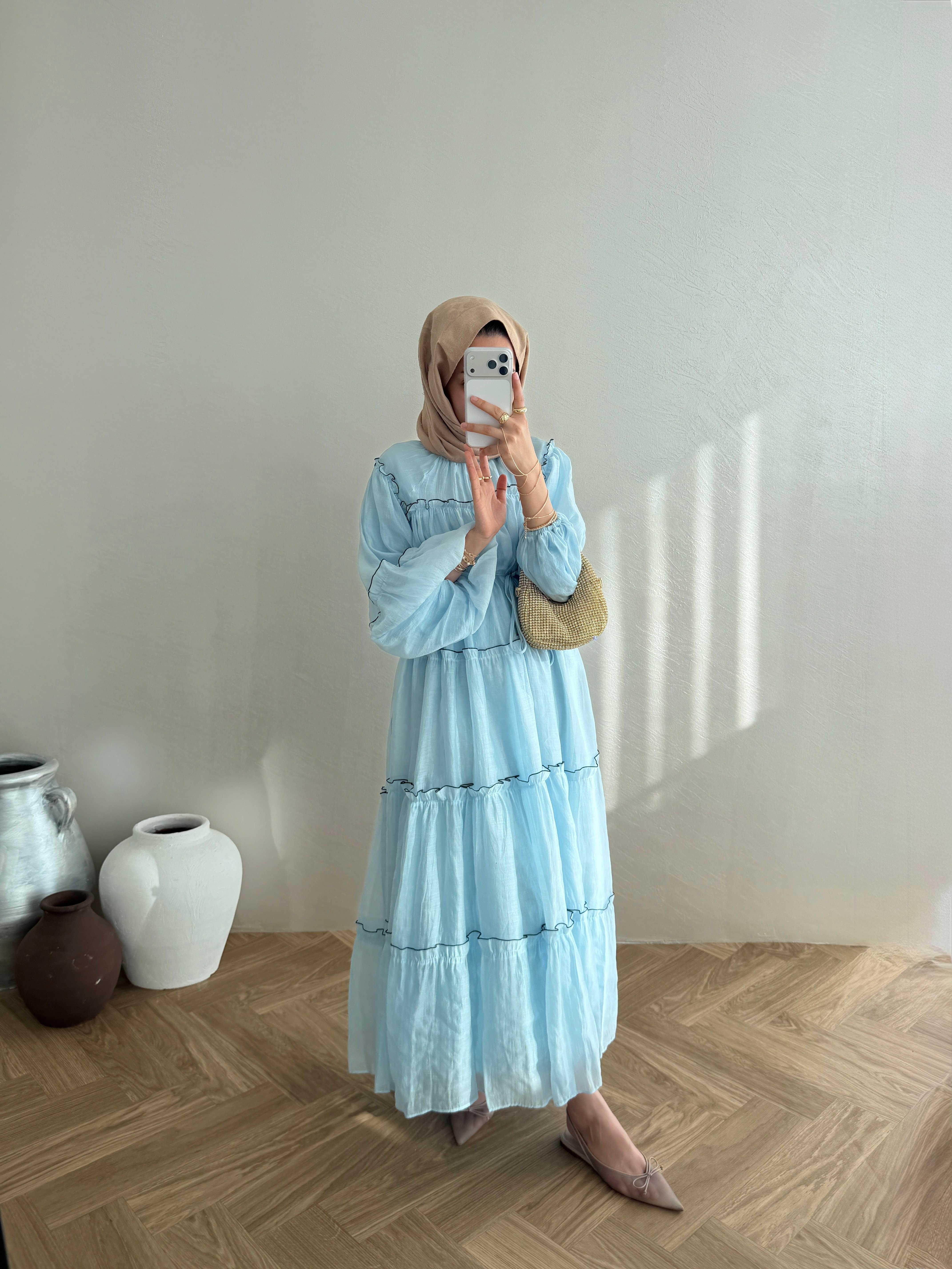 Alia Vual Elbise - Mavi