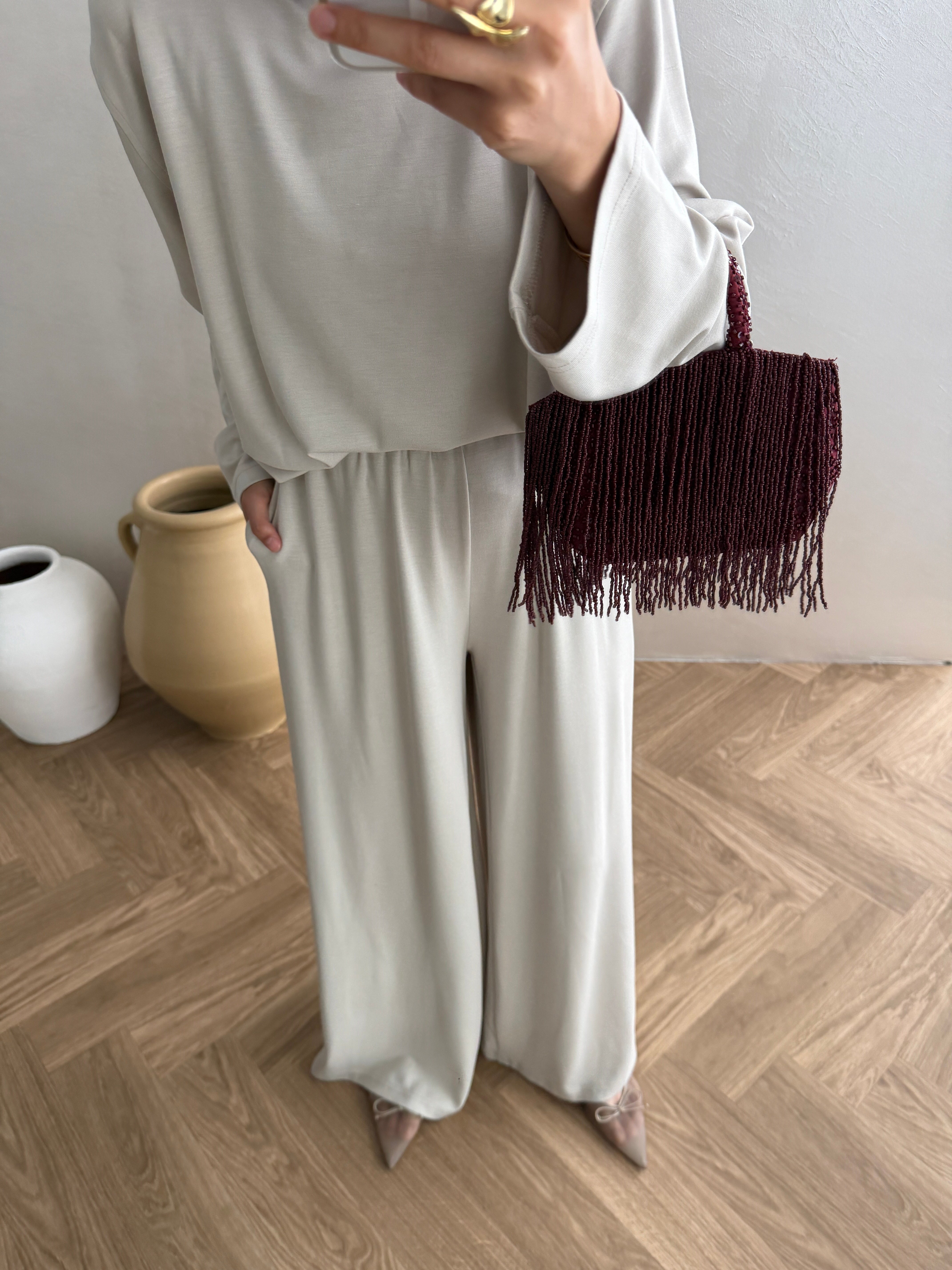 Basic Oysho Takım - Gri