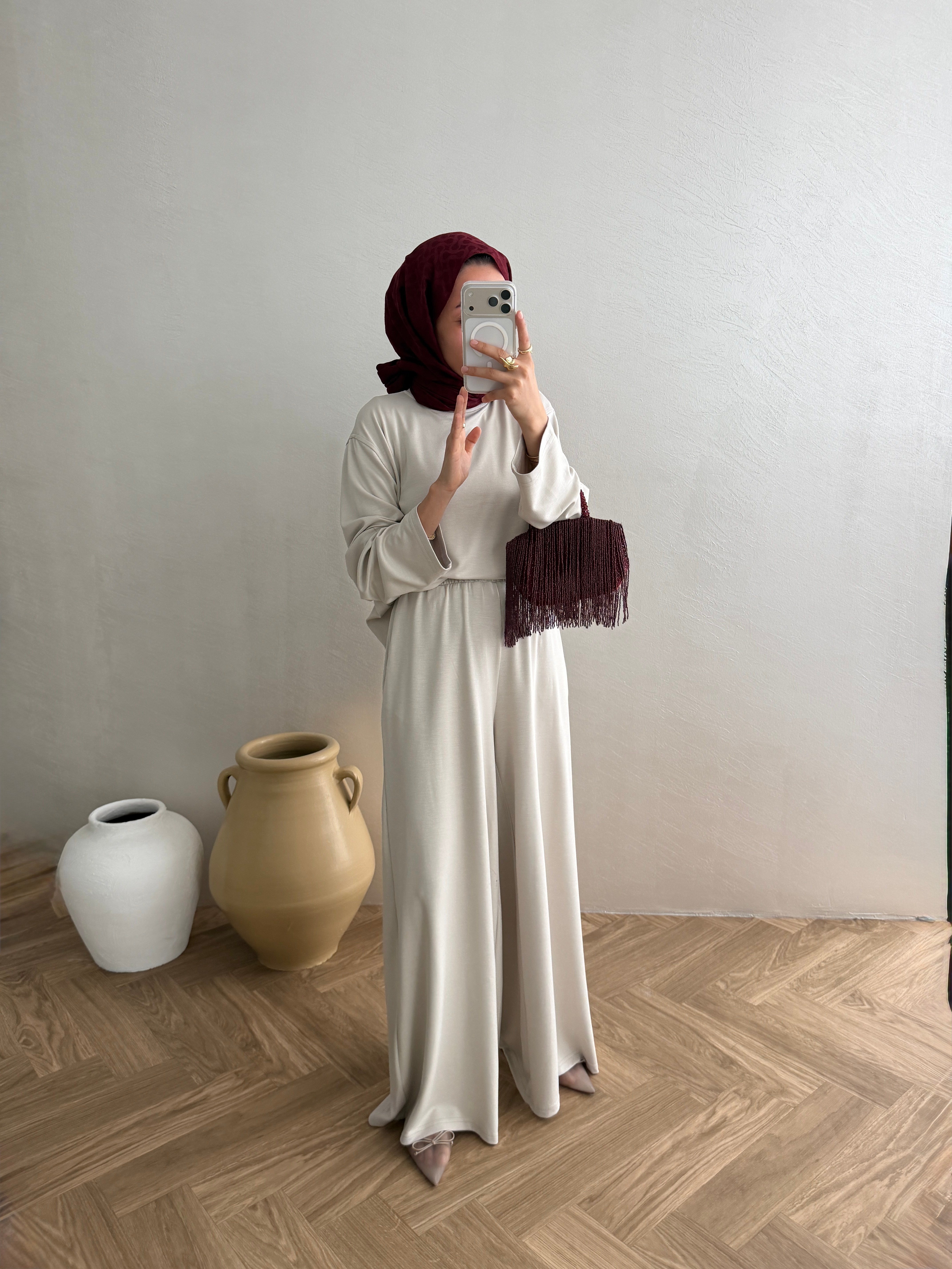 Basic Oysho Takım - Gri