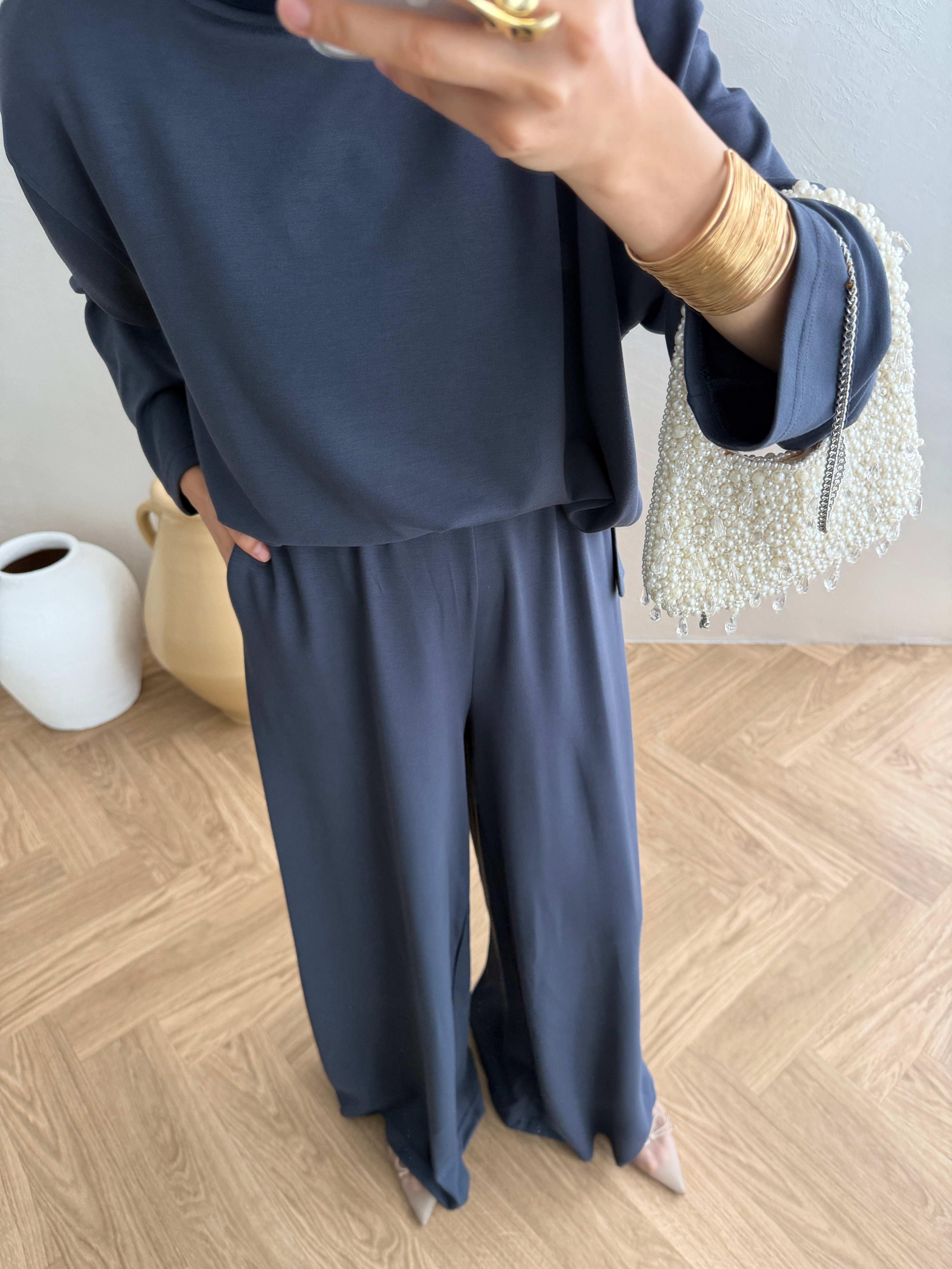 Basic Oysho Takım - Lacivert 