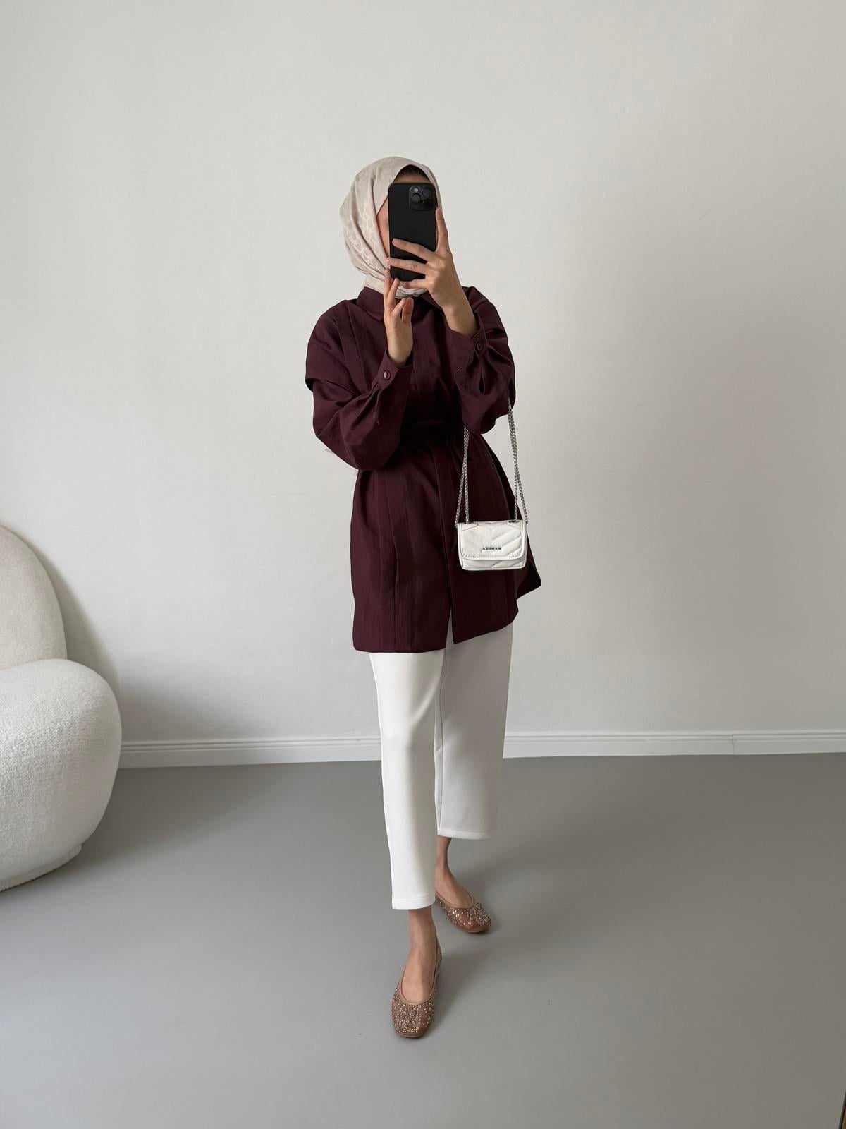 Cupra Gömlek - Bordo