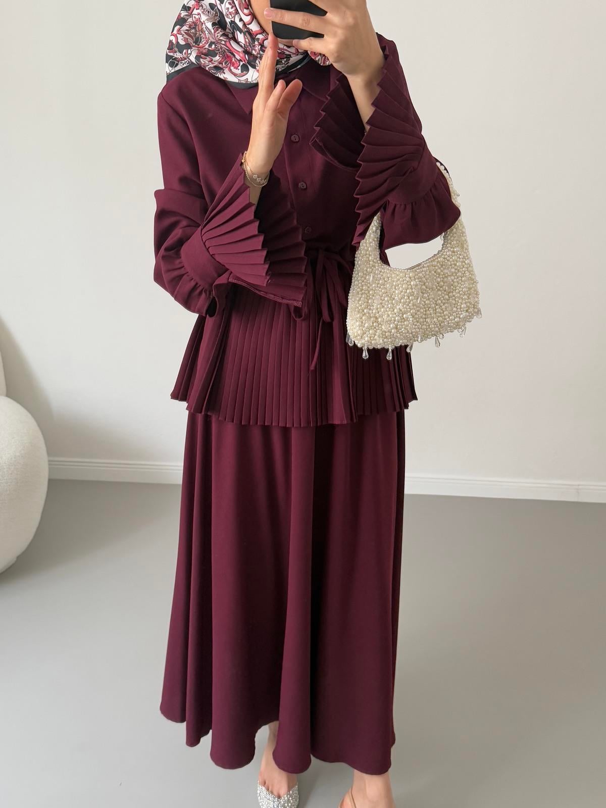 Krep Piliseli Takım - Bordo