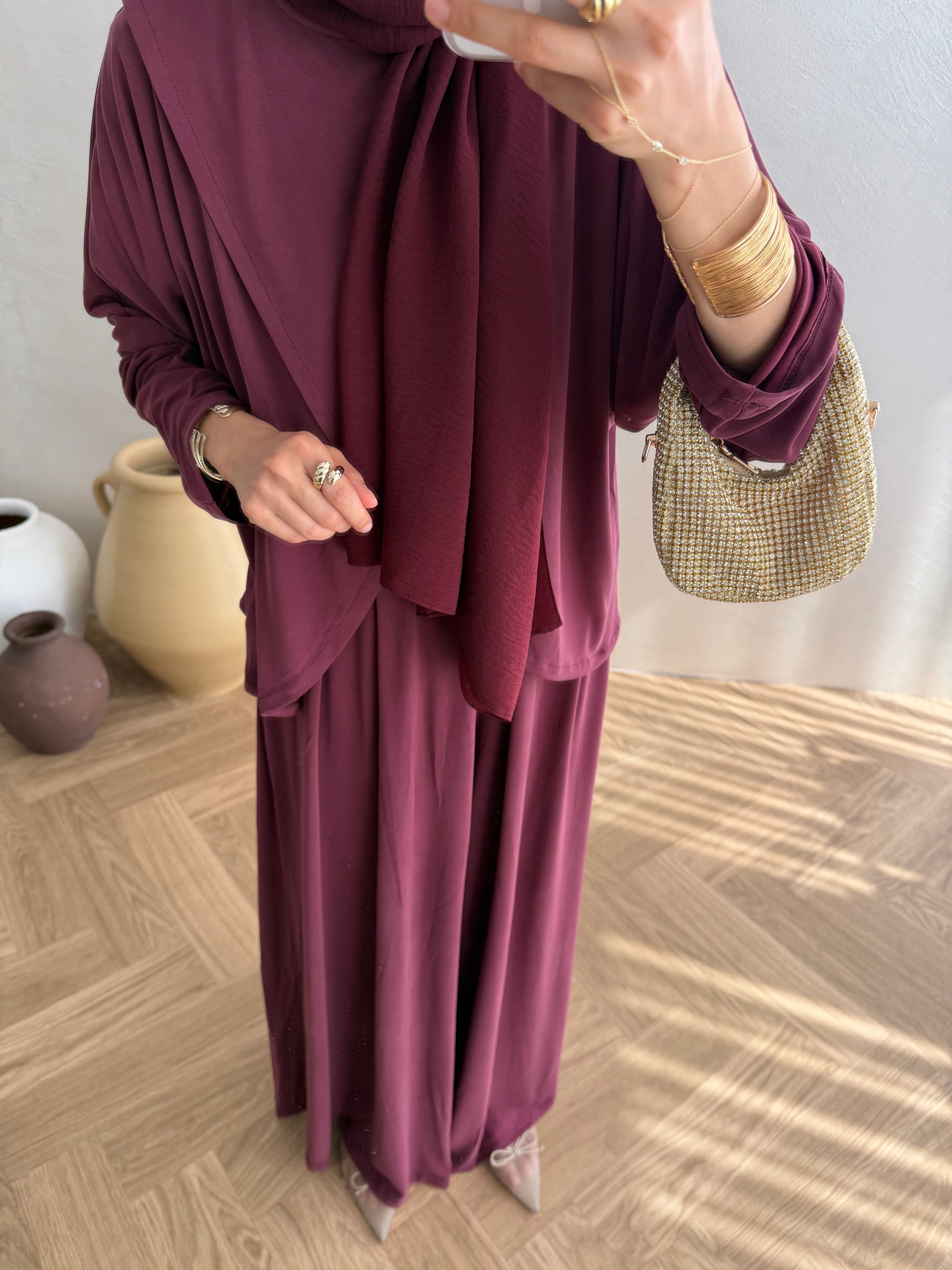 Modal Oysho Takım - Bordo