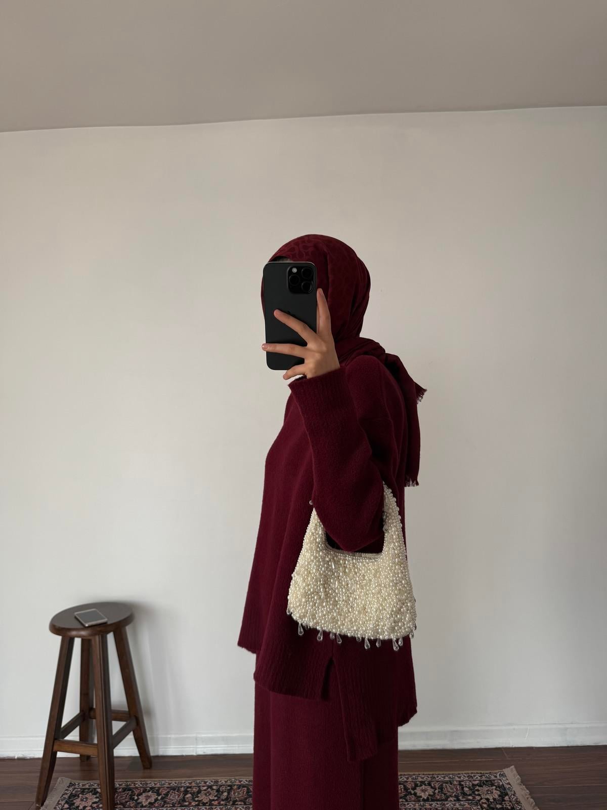 Peluş Takım - Bordo