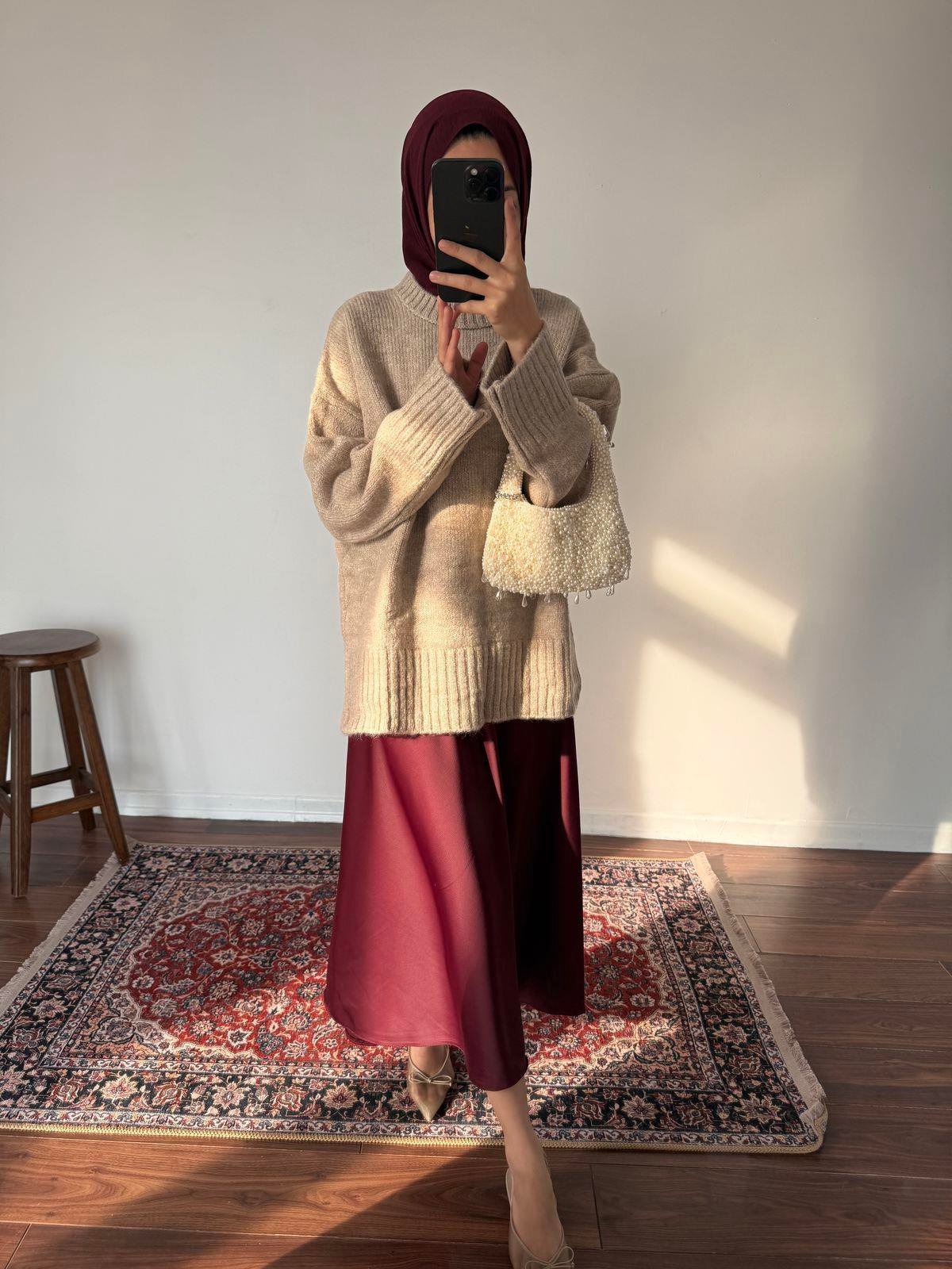 Pinterest Triko Kazak - Bej