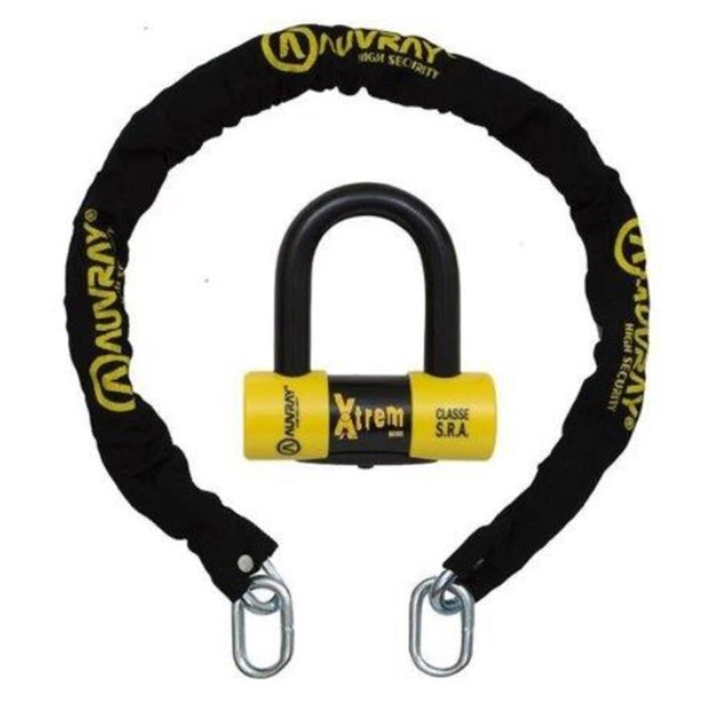 Auvray NBloc 120  Motosiklet Zincir Kilit 120 CM + Sra UDisk Kilit