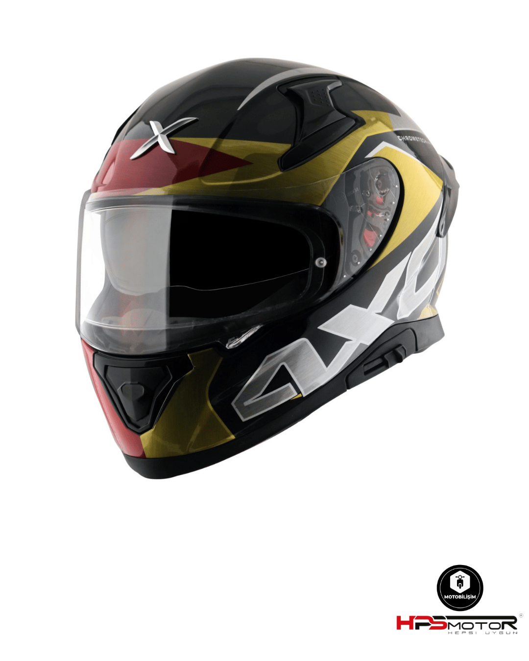 Axor Apex Chrometech Kask Kırmızı-Siyah