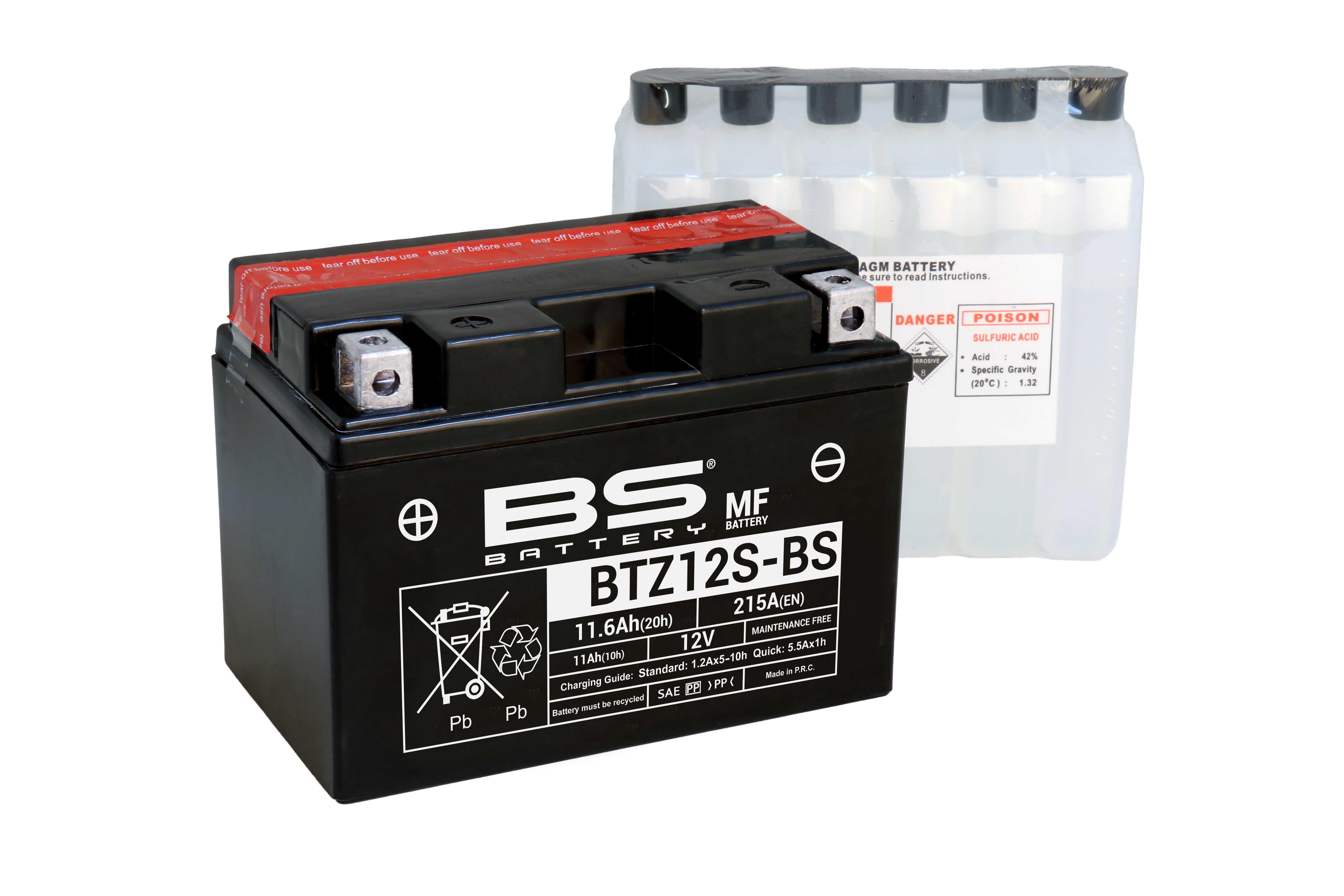 BS BATTERY BTZ12S-BS Motosiklet Aküsü