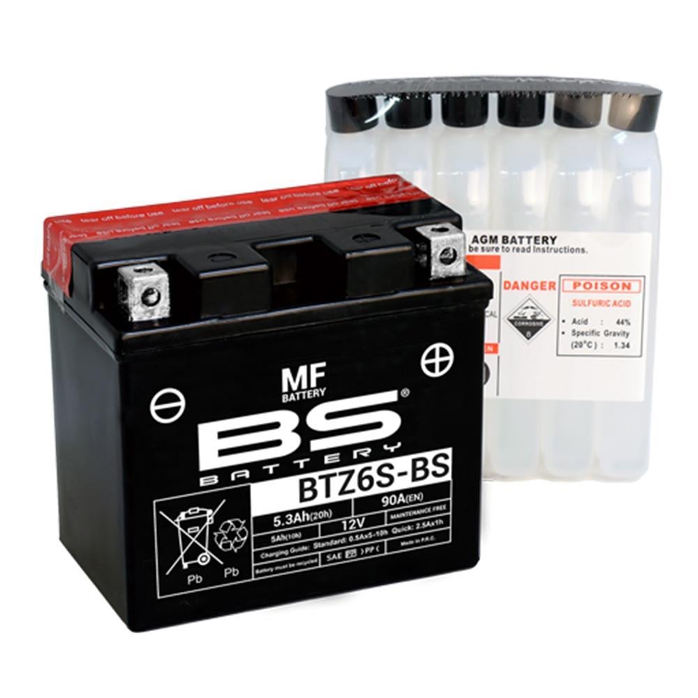 BS BATTERY BTZ6S-BS MOTOSİKLET AKÜSÜ