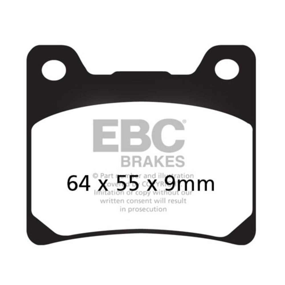EBC FA088HH YAMAHA XJR1300 98-01, VMAX12, XV100 VIRAGO ARKA SINTER FREN BALATASI