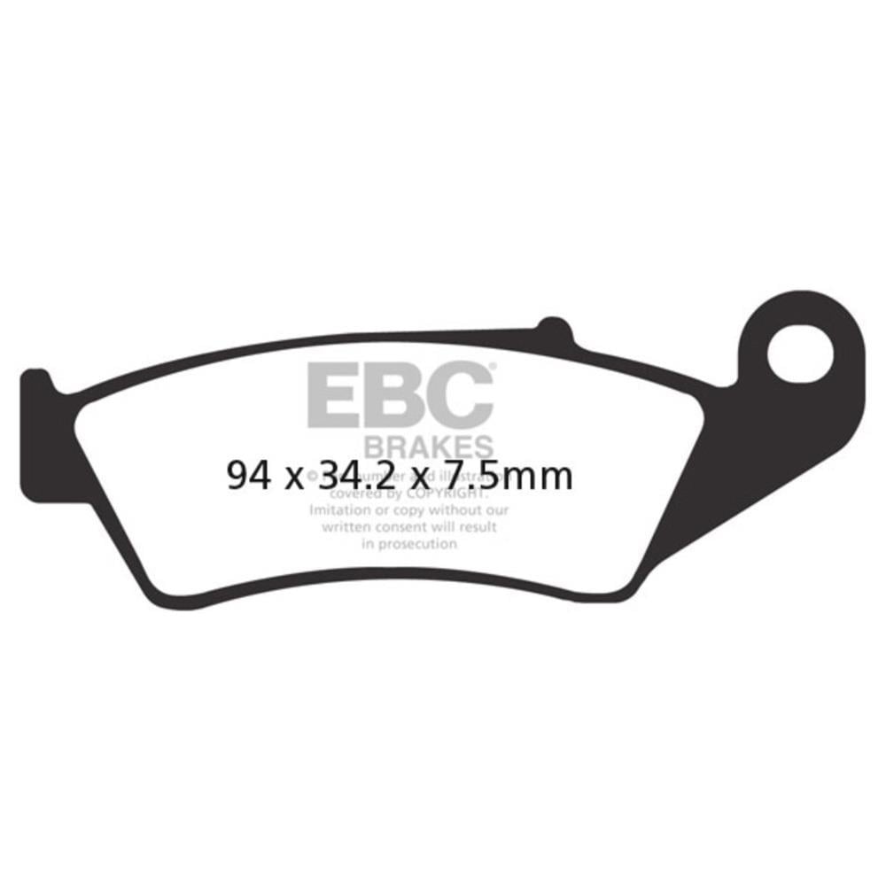 EBC FA185R BETA ENDURO RR , HONDA CRF250/450 , XL700 TRANSALP 08-11 SINTER ÖN FREN