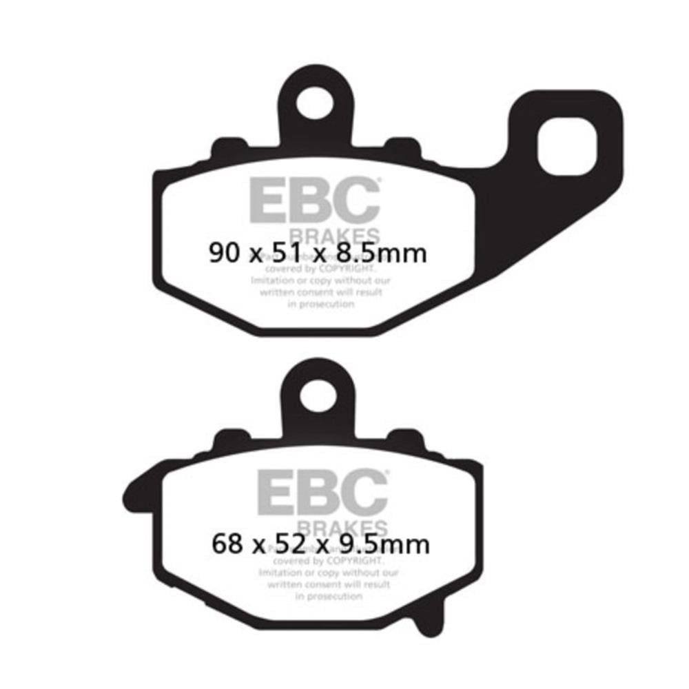 EBC FA192HH KAWASAKI ZX10 -R 04-10 , Z 1000  11-21 SİNTER ARKA FREN BALATASI