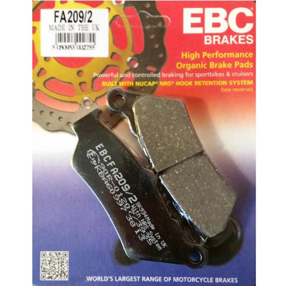 EBC FA209/2 BMW F650/F700/F800/F850 ÖN FREN BALATASI