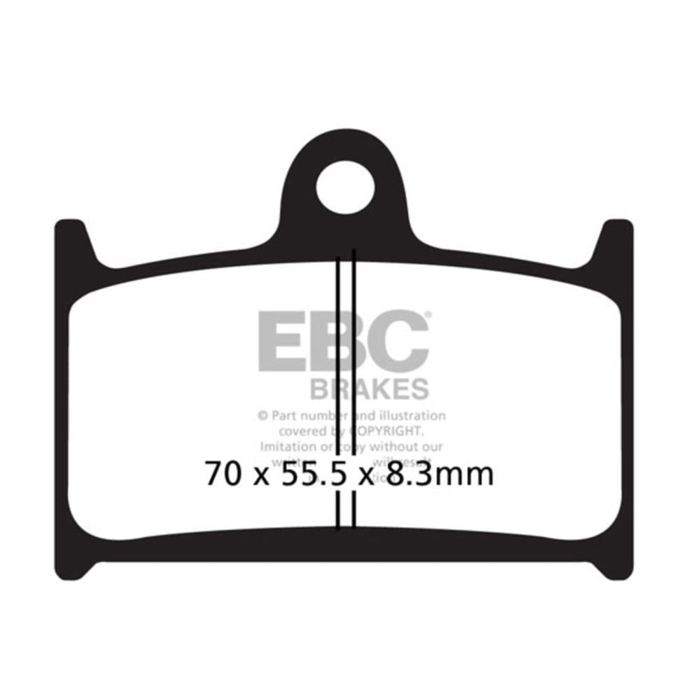 EBC FA236HH TRIUMPH TIGER EXP 1200 12-15 , SPRINT /DAYTONA SİNTER ÖN FREN BALATASI