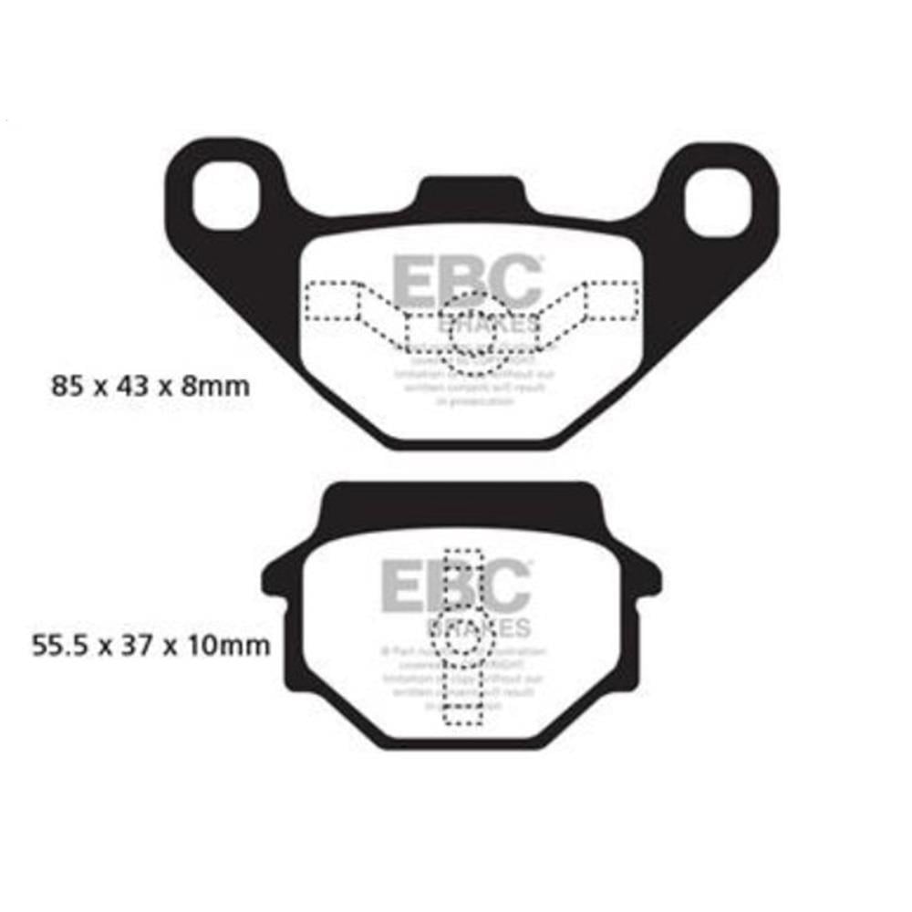 EBC FA251 HUSQVARNA TE350/510/610 90-91 ÖN FREN BALATASI
