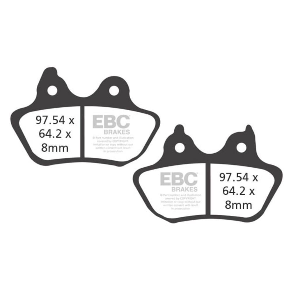 EBC FA434HH HD FXST/FXSTi Softail , FLSTF/FLSTFi Fat Boy 06-07 SINTER ARKA FREN BAL