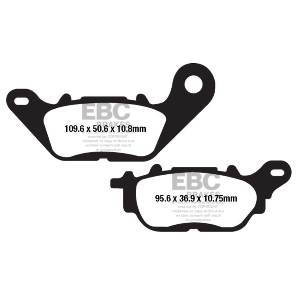 EBC FA662V YAMAHA MT25 / R25 15-21 ARKA YARI SİNTER FREN BALATASI