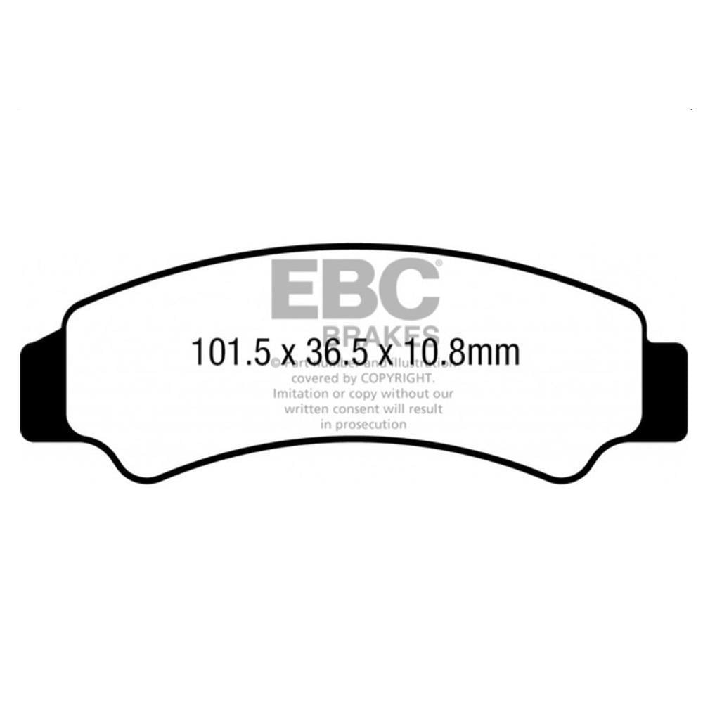 EBC FA726TT CFMOTO C-FORCE 425/600/1000 , U-FORCE 600/1000 ÖN FREN BALATASI