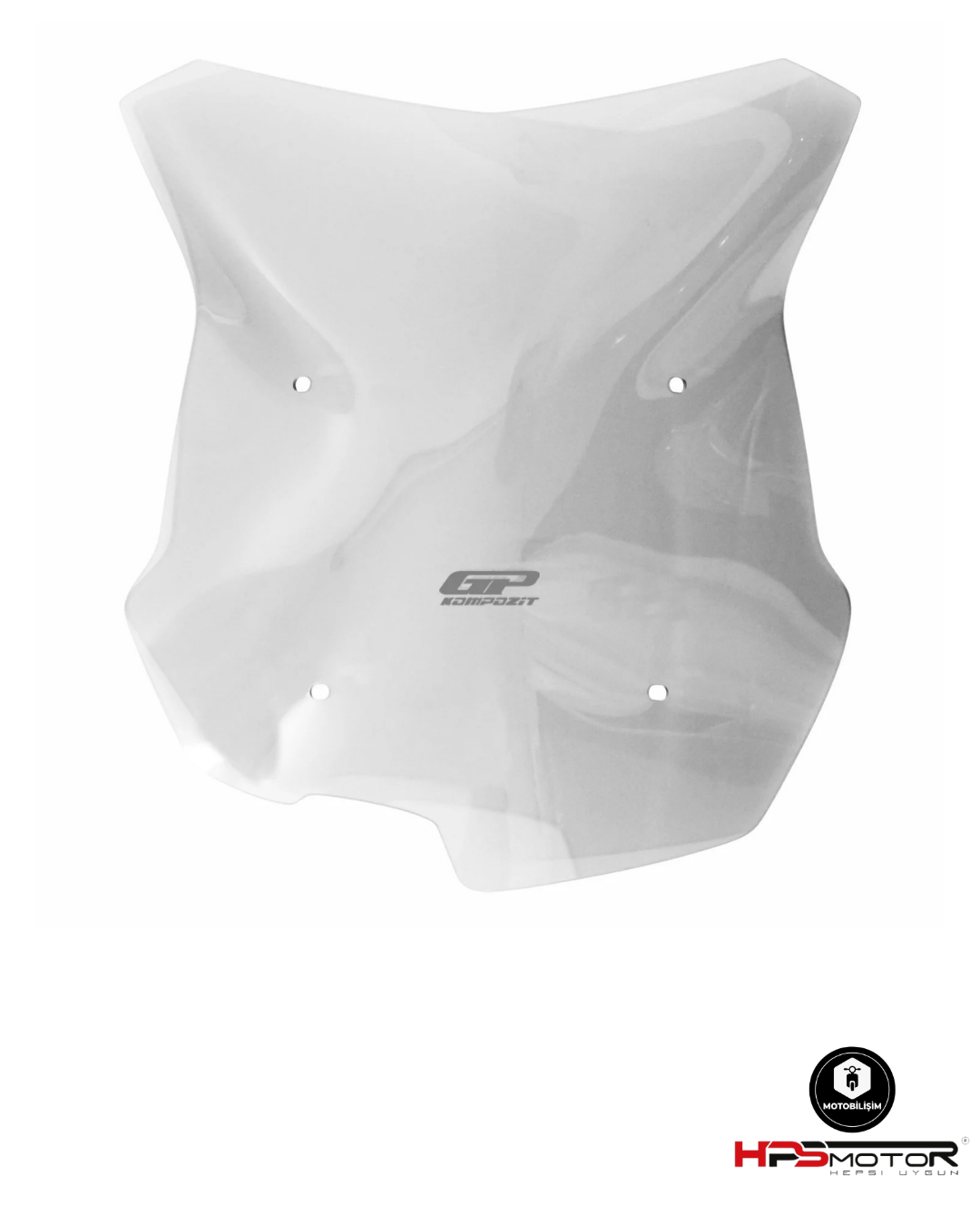 GP Kompozit BMW F 900 GS ADV 2024 Uyumlu Ön Cam Şeffaf