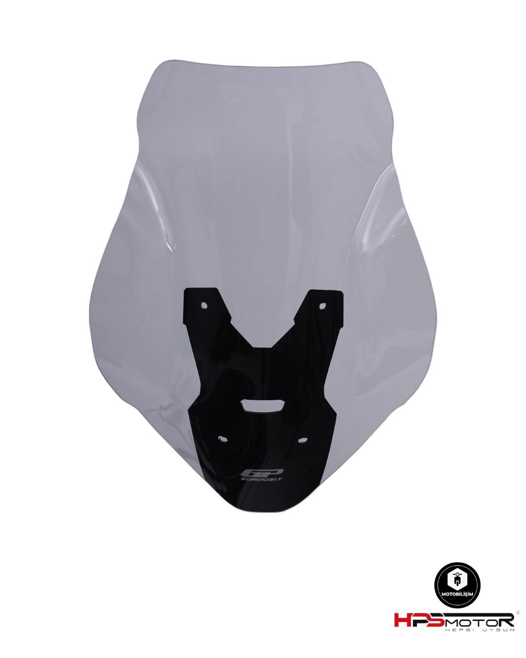GP Kompozit Honda ADV 350 2023-2025 Uyumlu Baskılı Ön Cam Füme