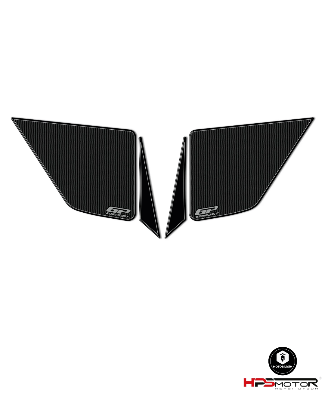 GP Kompozit Honda ADV 350 2023-2025 Uyumlu Sele Altı Tank Pad Karbon