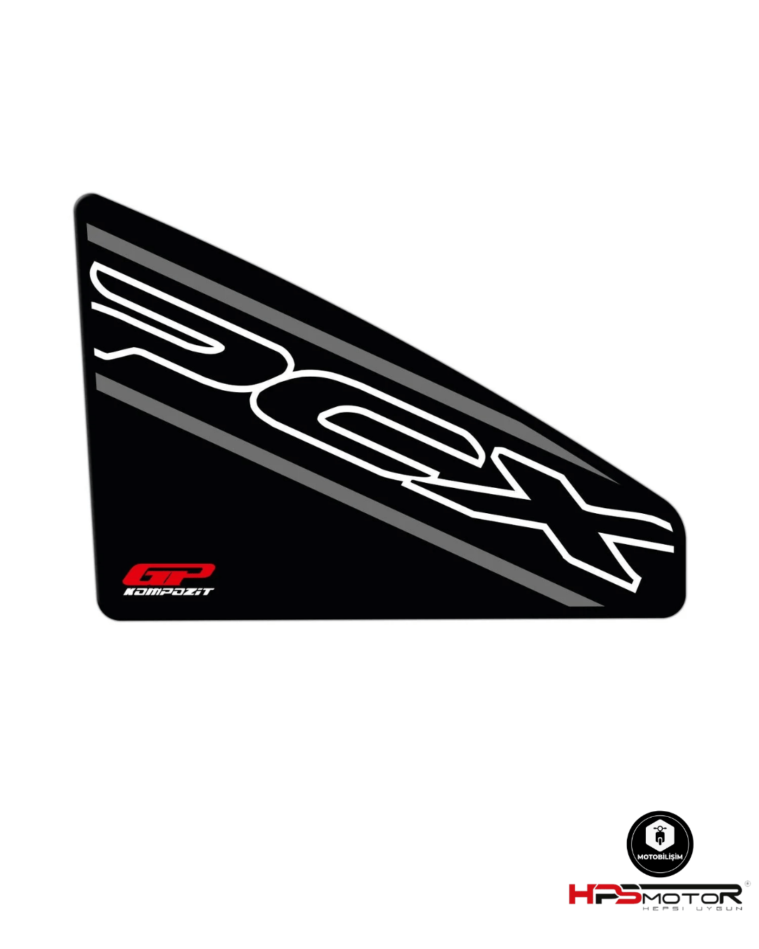 GP Kompozit Honda PCX 125 2021-2024 Uyumlu Cep Pad Gri