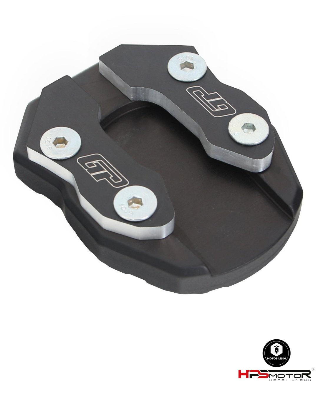 GP Kompozit Yamaha NMAX 125 / 155 2015-2024 Uyumlu Ayak Genişletme Siyah