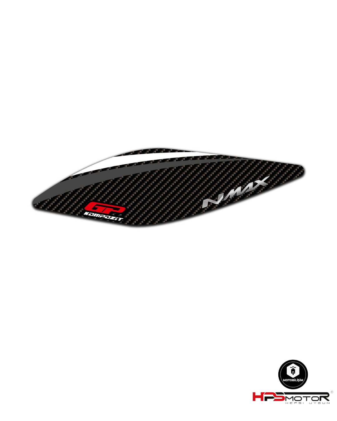 GP Kompozit Yamaha NMAX 125 / 155 2021-2024 Uyumlu Filtre Koruma Pad Gri