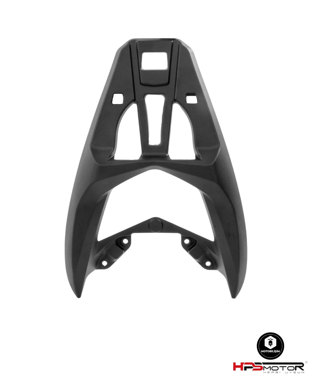 GP Kompozit Yamaha NMAX 125 / 155 2021-2024 Uyumlu Arka Çanta Demiri Siyah