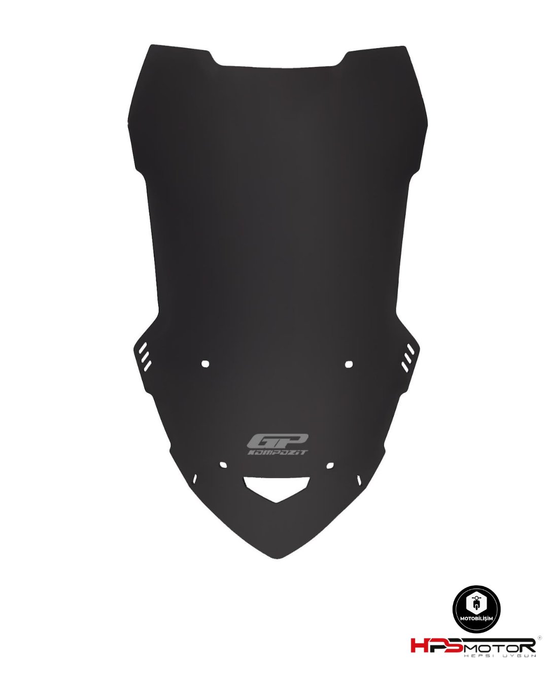 GP Kompozit Yamaha NMAX 125 / 155 2021-2024 Uyumlu Ön Cam Füme