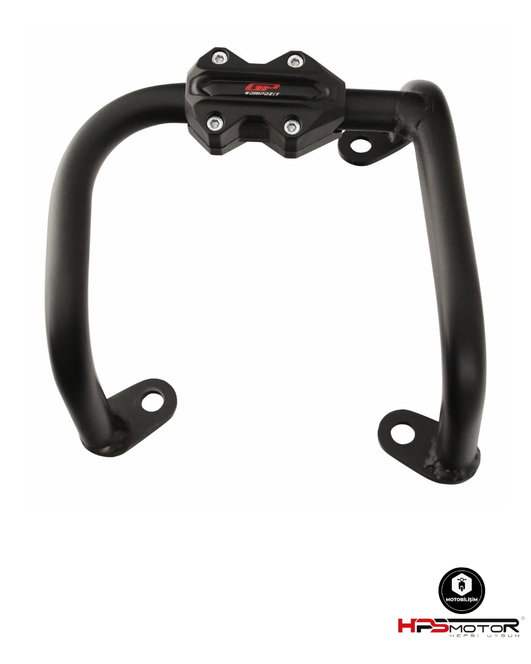 GP Kompozit Yamaha NMAX 125 / 155 2021-2024 Uyumlu Egzoz Koruma Demiri Siyah