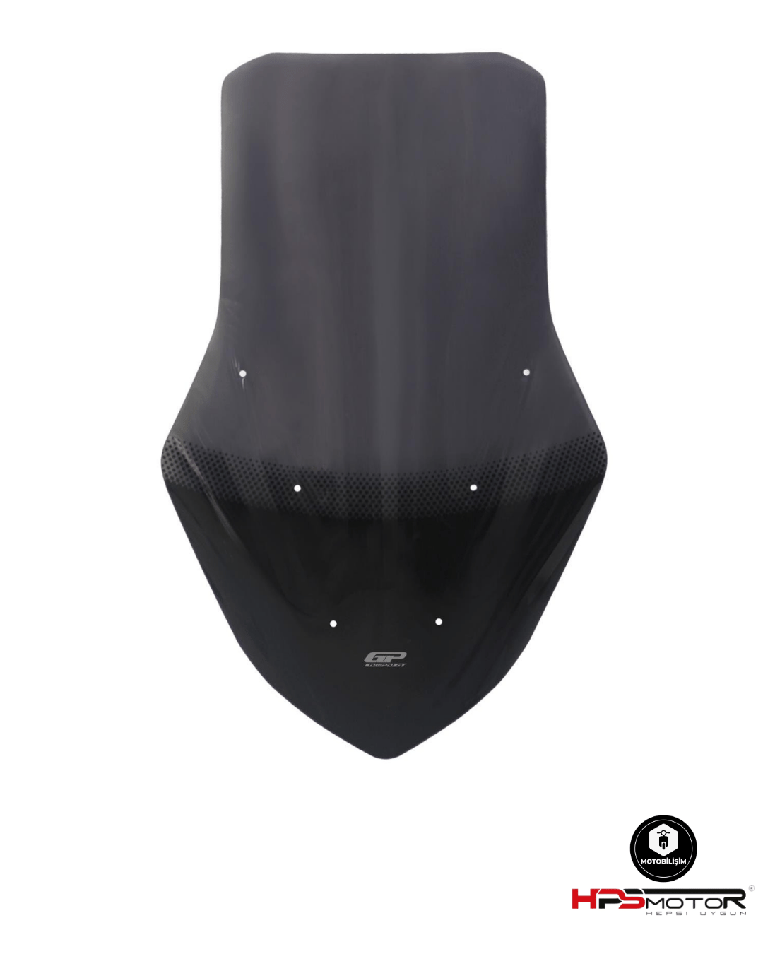 GP Kompozit Yamaha NMAX 125 / 155 2021-2024 Uyumlu Ayaklı Tur Camı Füme