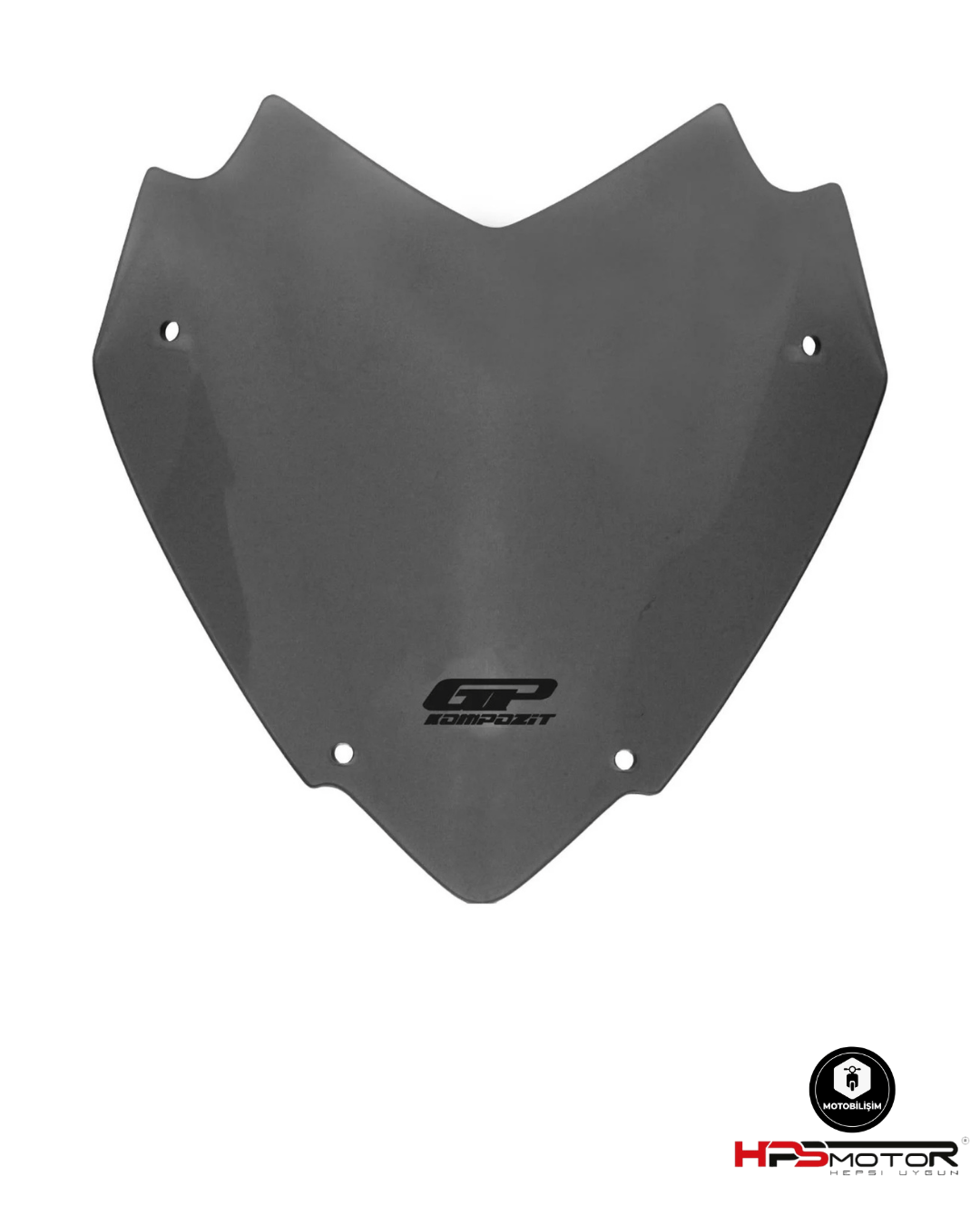 GP Kompozit Yamaha XMAX 2018-2023 Uyumlu Spor Ön Cam Füme