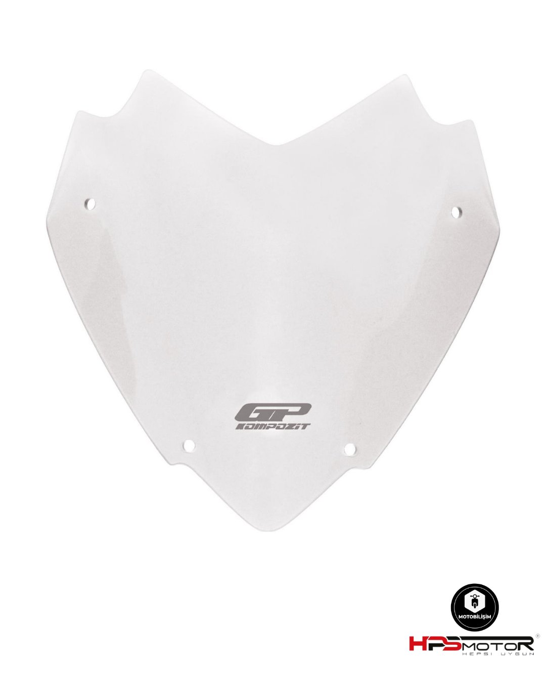 GP Kompozit Yamaha XMAX 2018-2023 Uyumlu Spor Ön Cam Şeffaf