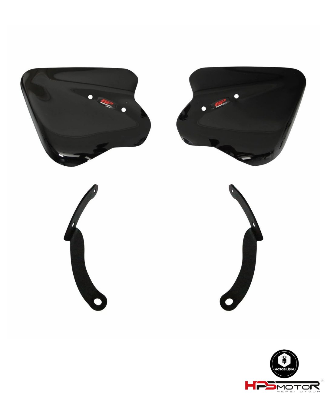 GP Kompozit Yamaha XMAX 250 2011-2022 Uyumlu Elcik Koruma Siyah