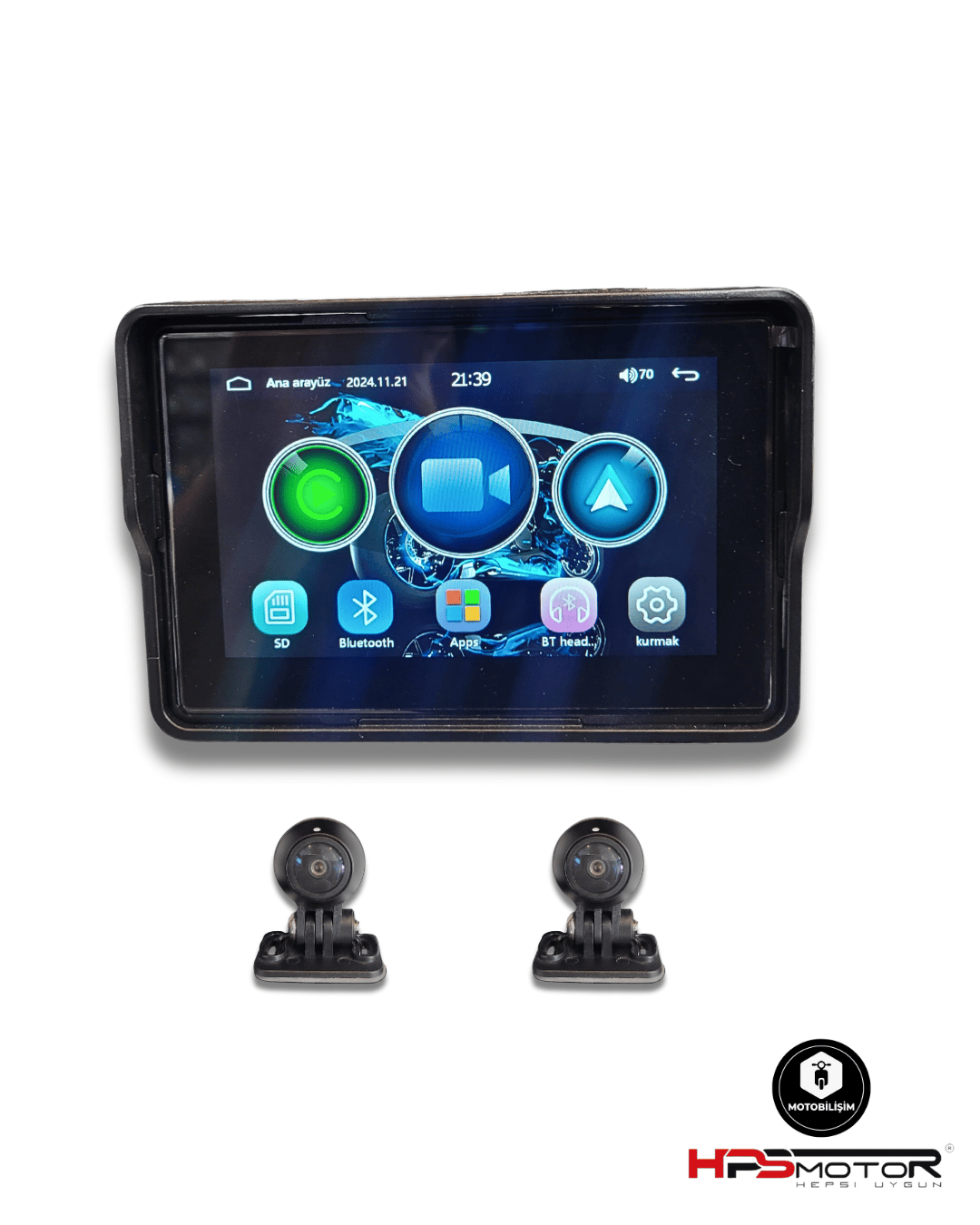 Hps Motor 5'' Eco Kameralı Carplay