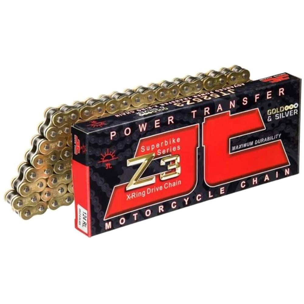 JT Motosiklet Zinciri Super X-Ring Z3 525 x 122 SuperSport GOLD