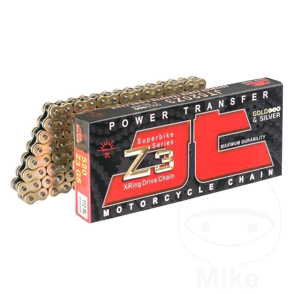 JT Motosiklet Zinciri Super X-Ring Z3 Zincir 520 x 112 Supersport Zincir GOLD