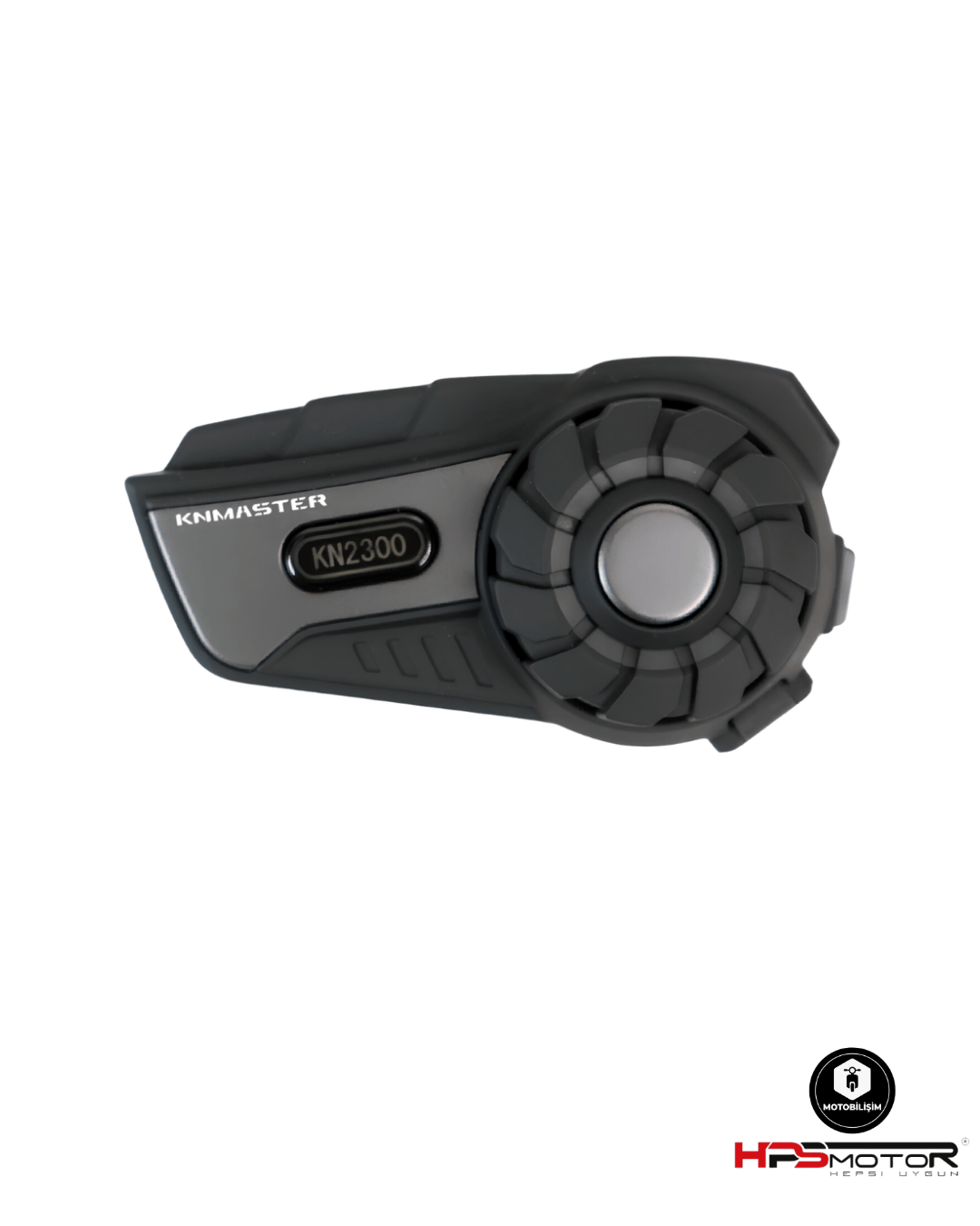 Knmaster KN2300 Motosiklet Kask İnterkom Bluetooth Intercom Kulaklık Seti Gri