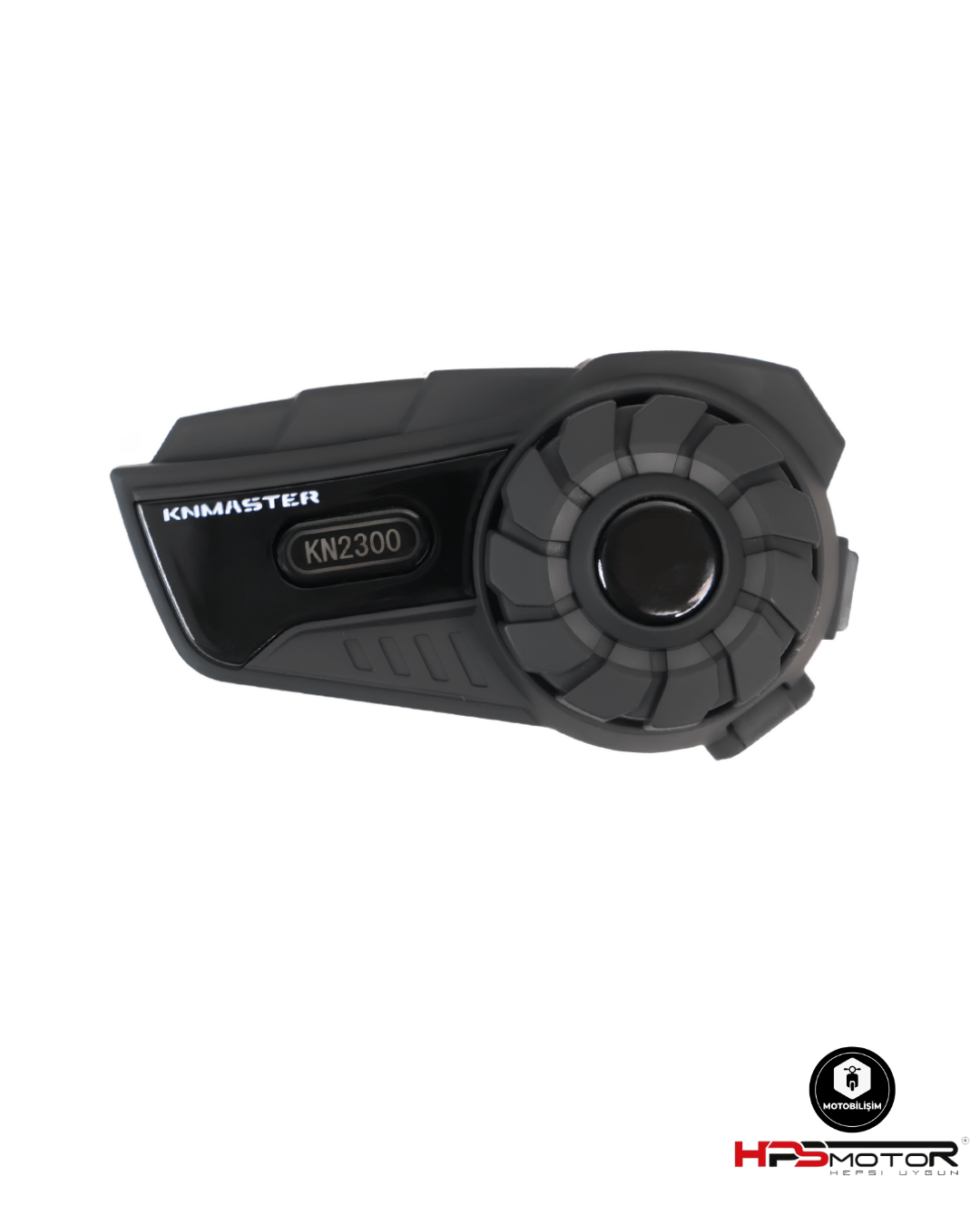 Knmaster KN2300 Motosiklet Kask İnterkom Bluetooth Intercom Kulaklık Seti Siyah