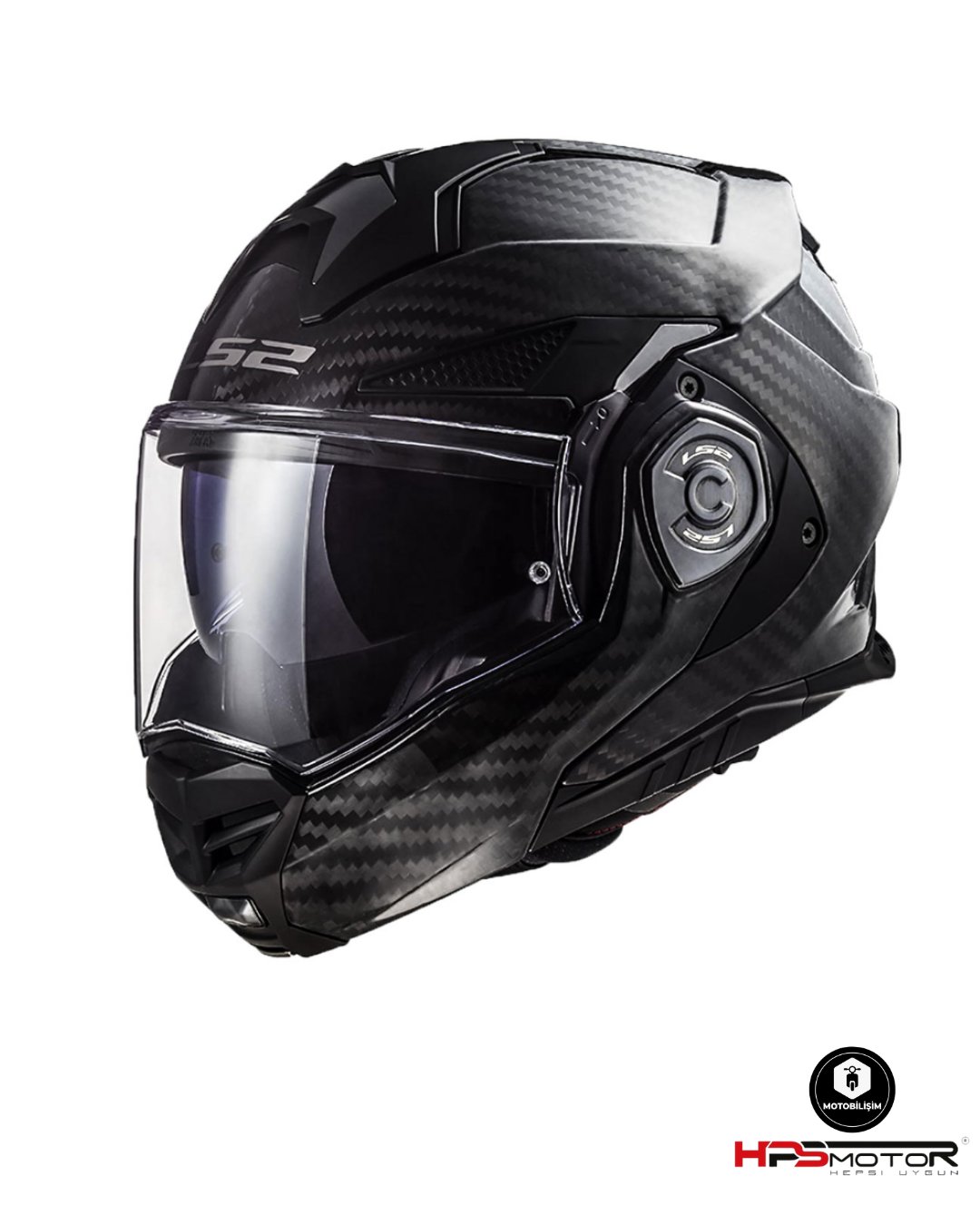 LS2 Advant X Carbon Future Kask Siyah