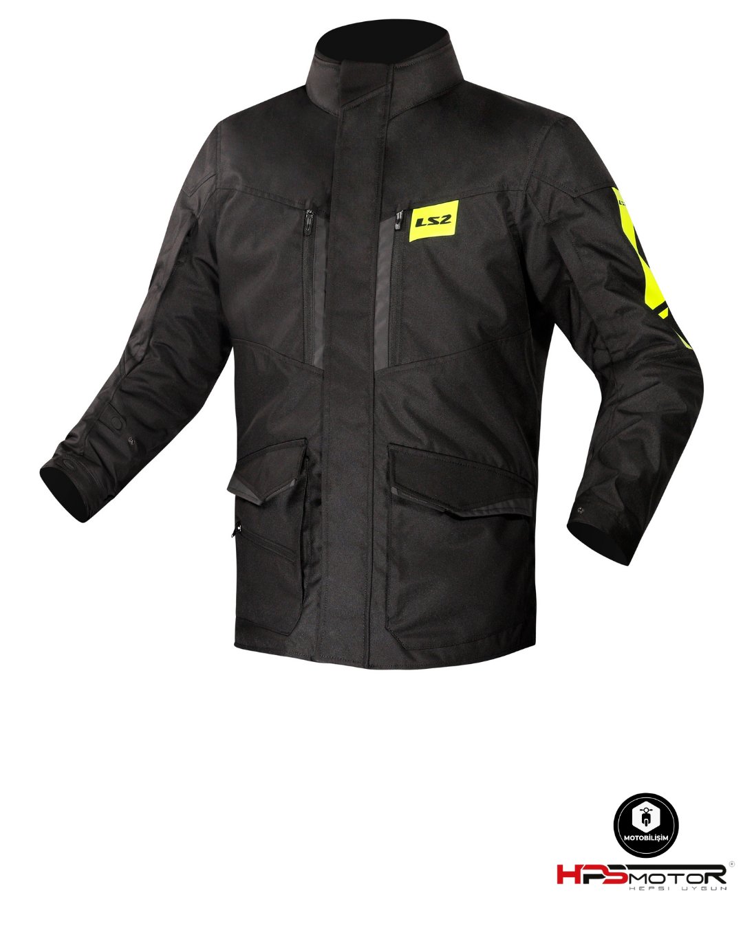 LS2 Metropolis Evo Mont Siyah-Neon Yeşil
