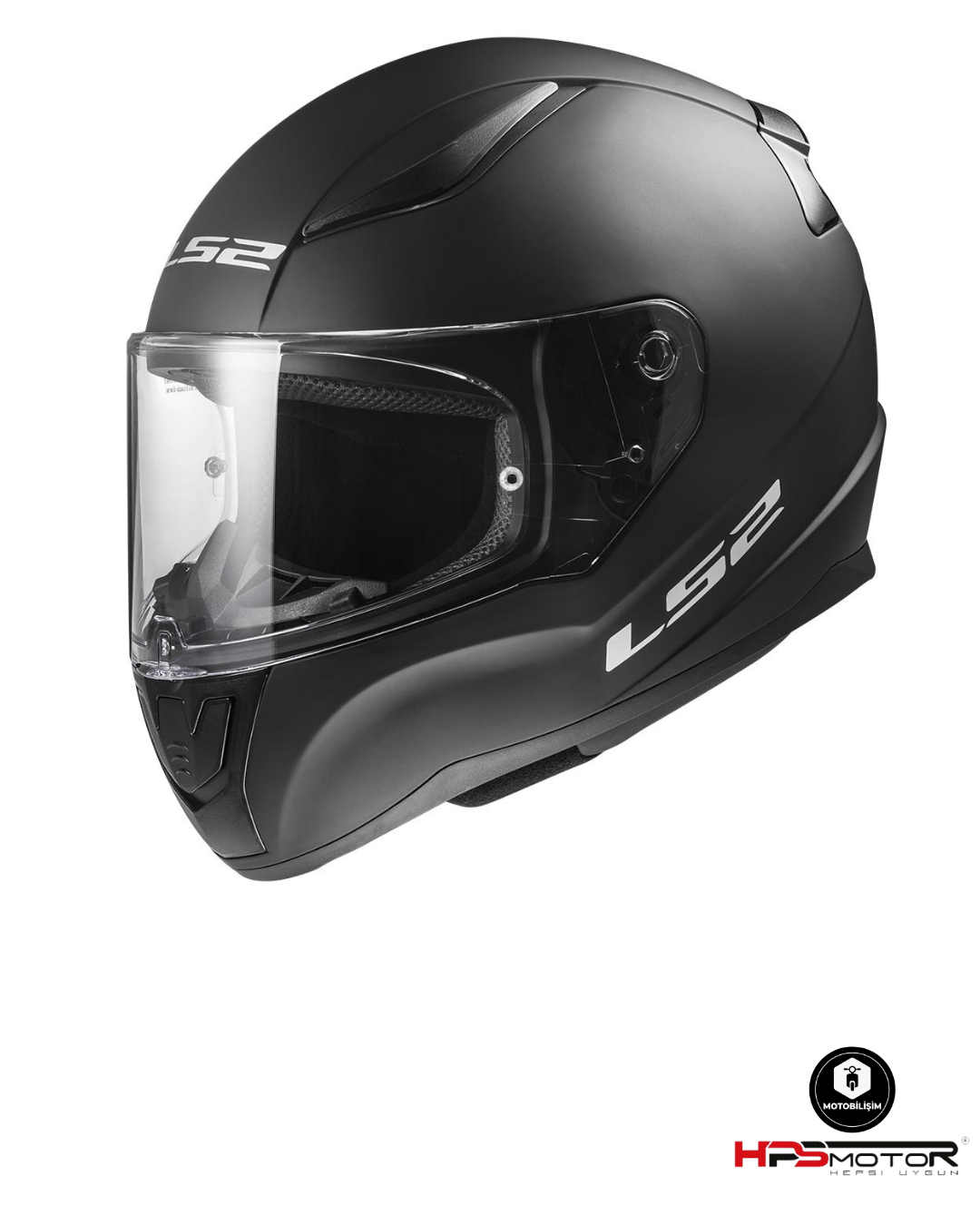 LS2 Rapid II Mat Siyah Kask