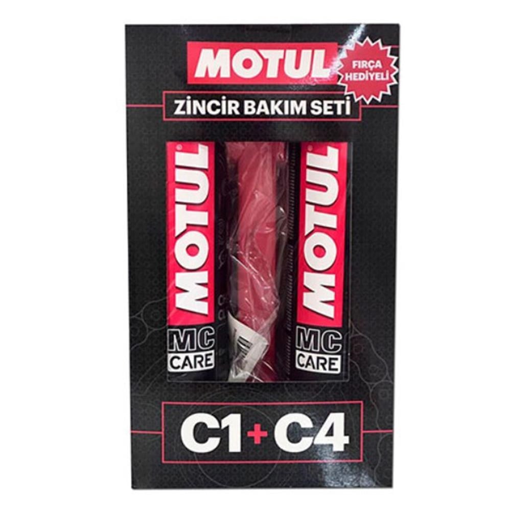 MOTUL C1-C4 Zincir Bakım Seti (Özel Kutuda Fırça Hediyeli)