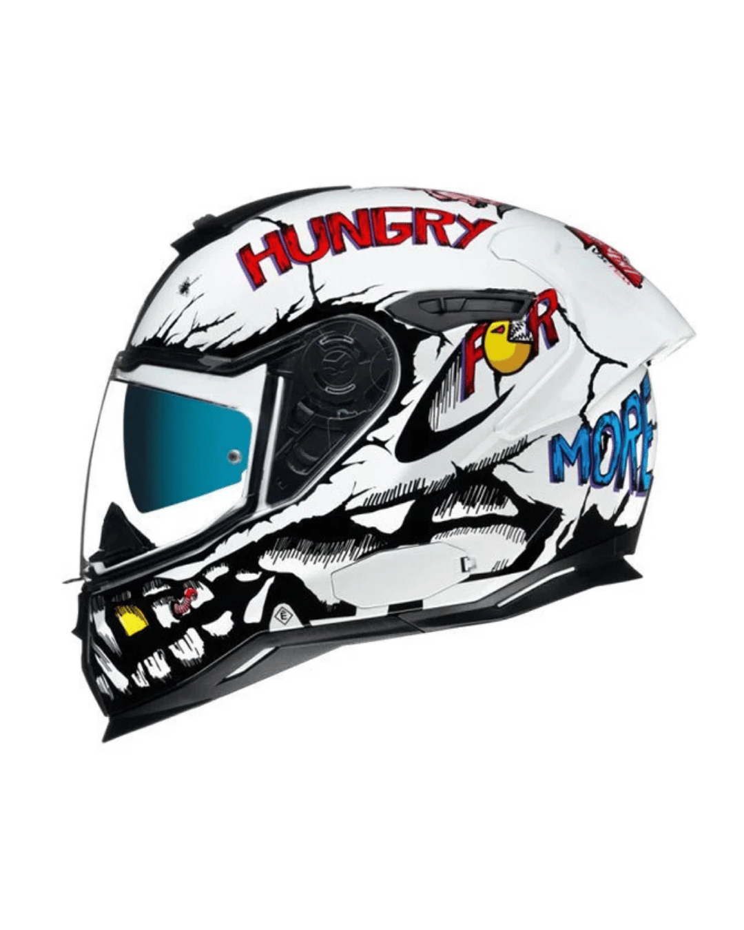 NEXX SX.100R Hungry Miles Kapalı Kask Beyaz
