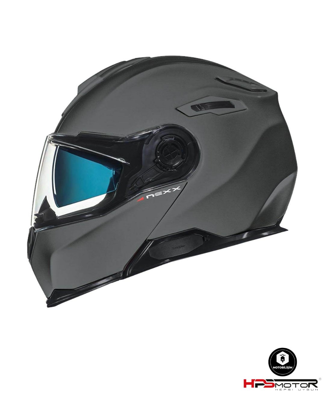 Nexx X.Vilitur Çene Açılır Kask Mat Titanyum