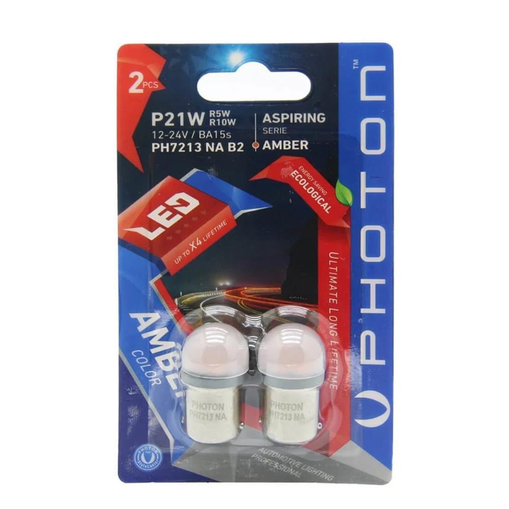 Photon PY21W 12-24V AMBER LED ASPIRING SERIE (2Lİ BLİSTER) PH7213 NA B2