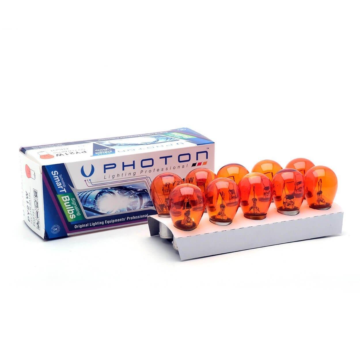 PHOTON PY21W 12V DÜZ TIRNAK SARI SİNYAL PH5731